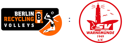 BERLIN RECYCLING Volleys vs. SV Warnemünde